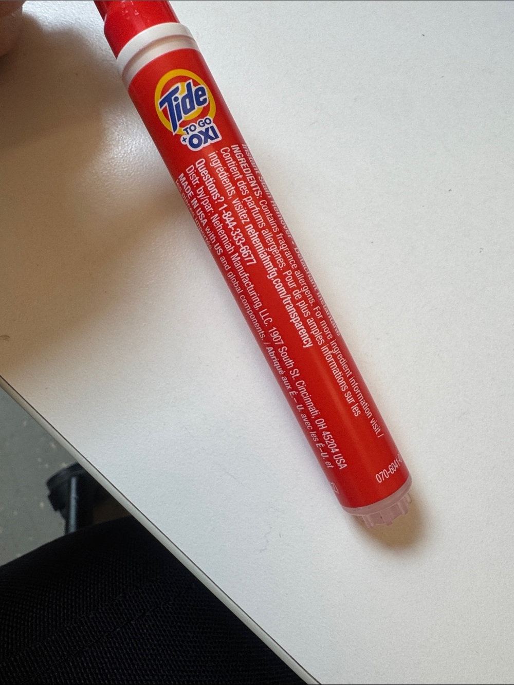 Stain remover